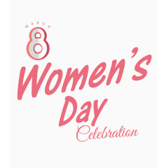 三八妇女节英文字体