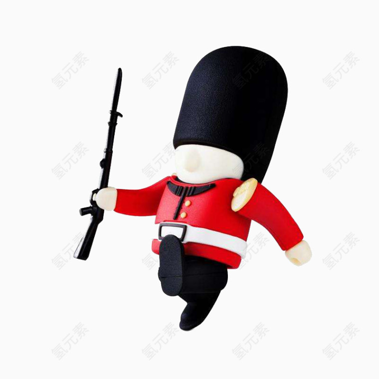 卡通英国士兵玩具