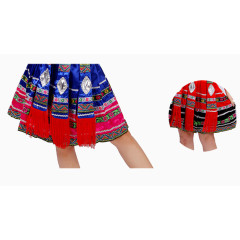 少数民族瑶族裙子服装细节