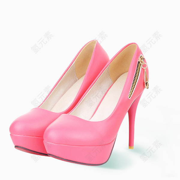 粉色时尚大气女鞋