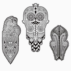 玛雅文明矢量素材