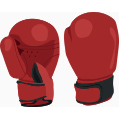 红色的拳击手套