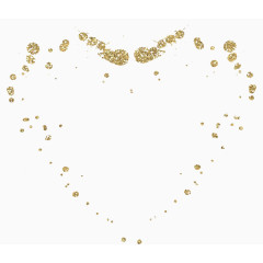 爱心黄金小圆点