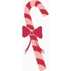 创意拐杖装饰矢量图