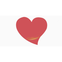 红色爱心装饰图案