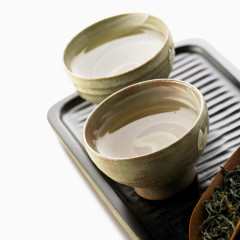 茶碗的摆设