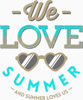 暑期 暑假 summer 夏日  艺术字