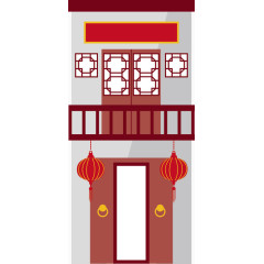 古代建筑矢量素材