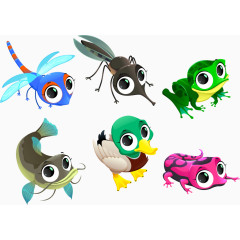 昆虫爬行类动物