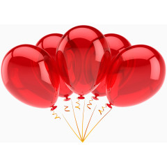 红色气球