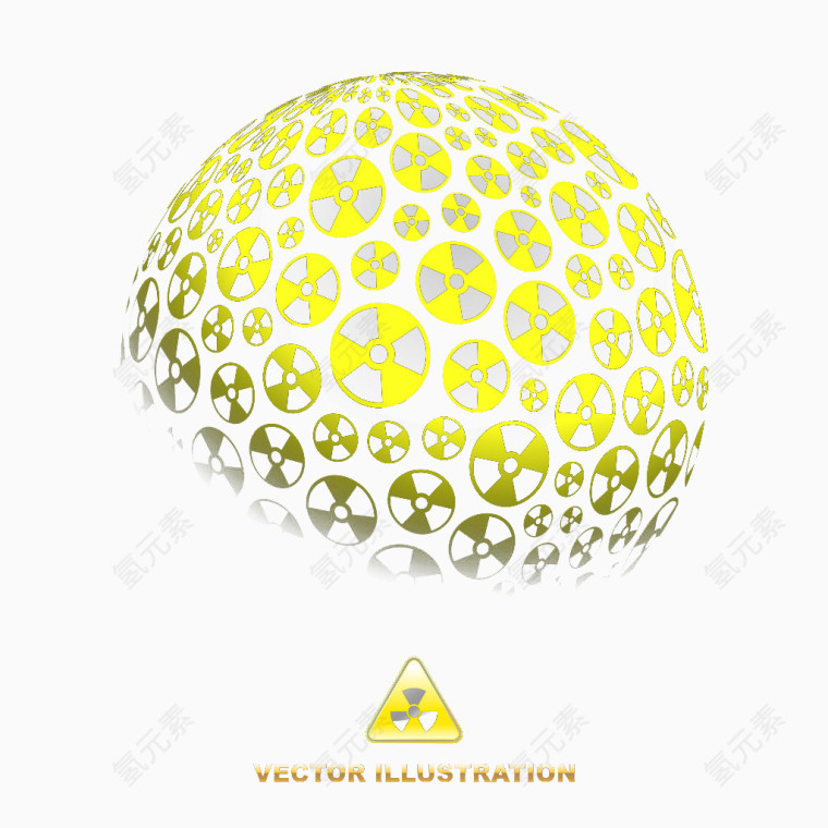 有质感的渐变花纹元素