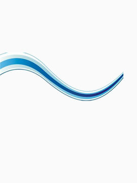 蓝色波浪