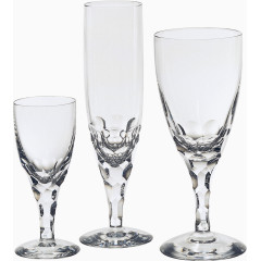 大小不一高脚杯素材免抠图