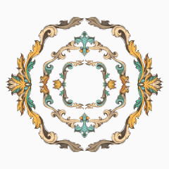 小清新花环矢量素材