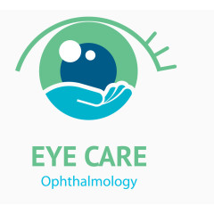 绿色保护眼睛医药标识