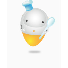 卡通机器人矢量素材