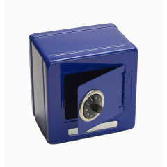 蓝色迷你保险箱