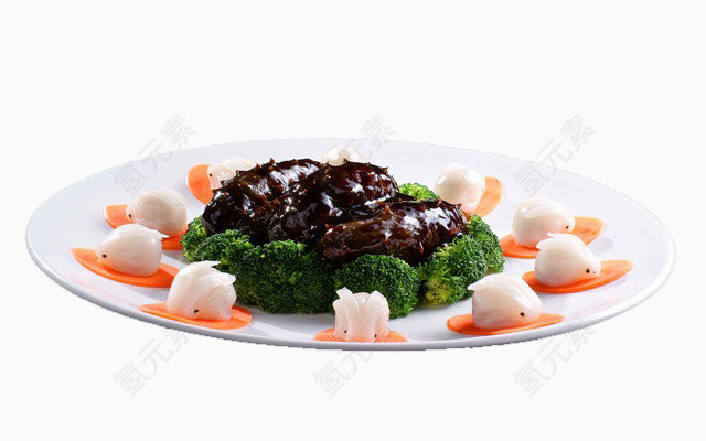玉兔海参