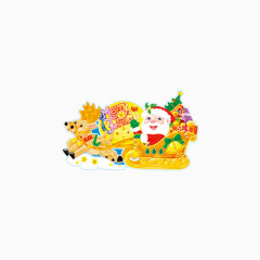 圣诞老人麋鹿车