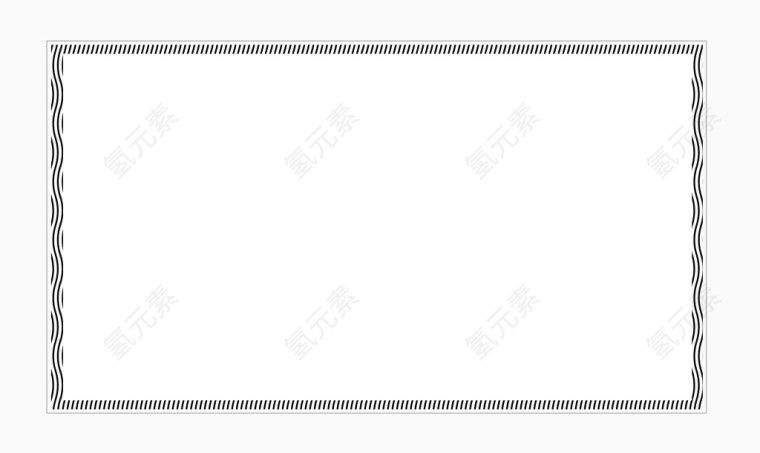 灰色授权书边框矢量素材