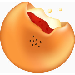 矢量手绘夹心面包