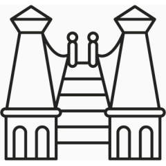 旅游  图标 景点