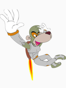 坐火箭的长臂猴