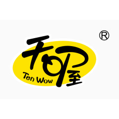 黄色天喔标志矢量图