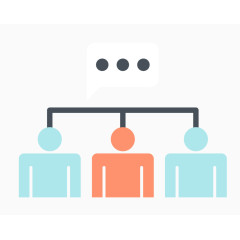 矢量人际关系素材