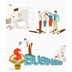 商业人物矢量素材