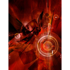 时尚科技未来感的光束背景图