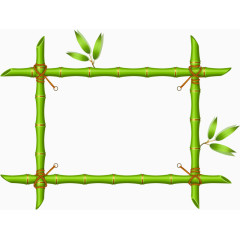 竹子边框