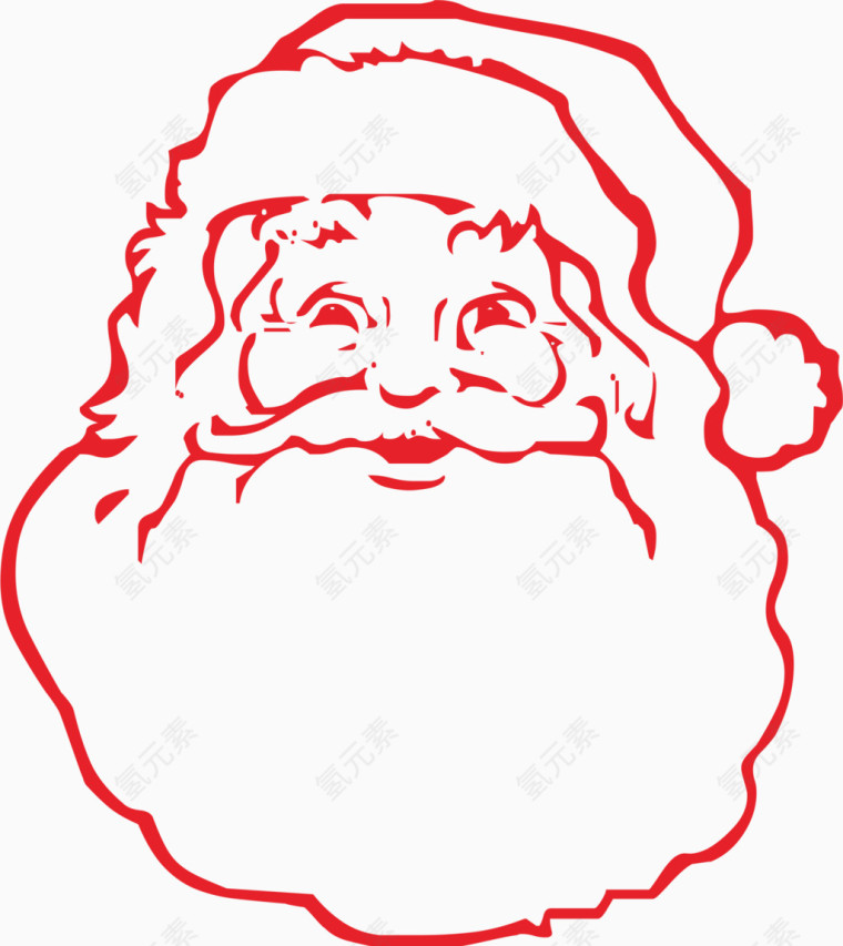 圣诞老人头像