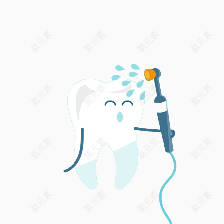 牙齿洗澡