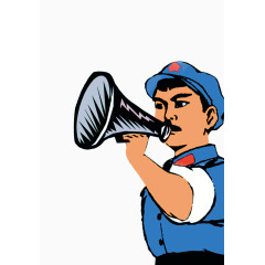 手绘红军素材图