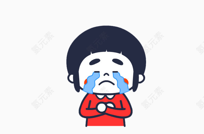 流泪小孩