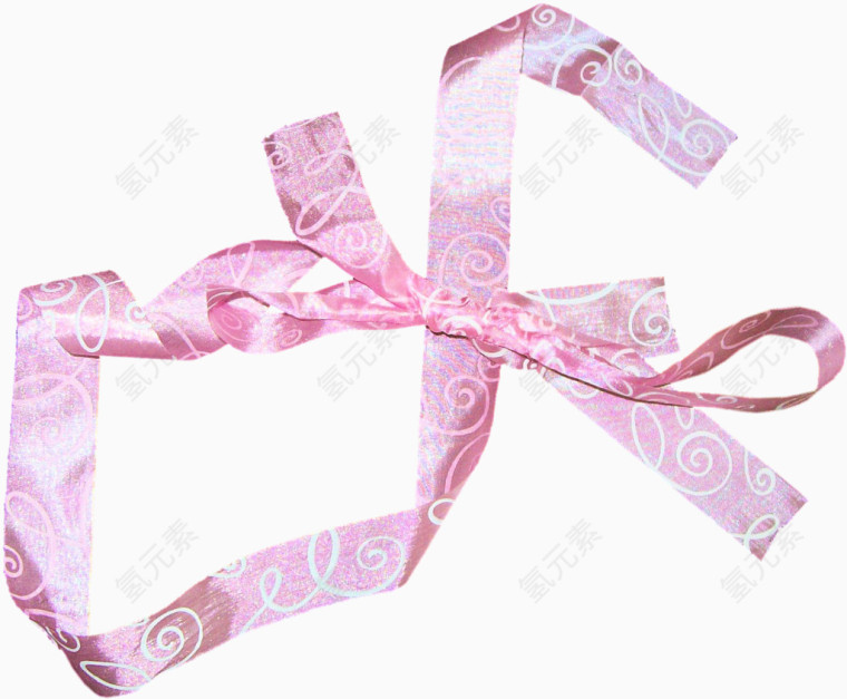 粉色漂亮彩带