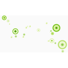 绿色圆圈背景装饰素材