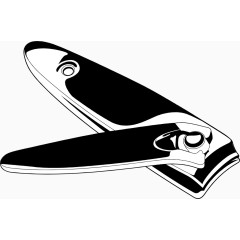 矢量手绘指甲刀