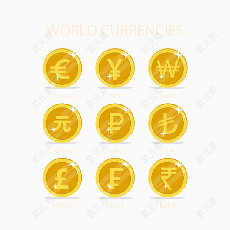 矢量金币