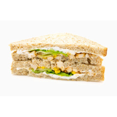 美味的三明治汉堡