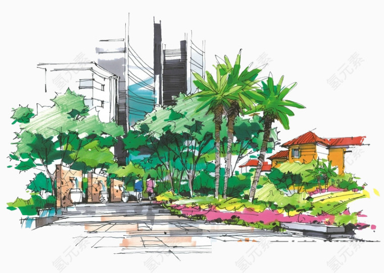 插画花园