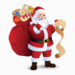 圣诞老人圣诞礼物免扣元素