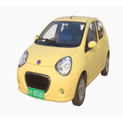 黄色电动车