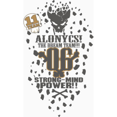 欧美字母数字印花