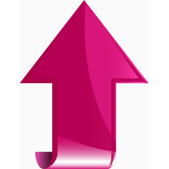 矢量手绘紫色箭头