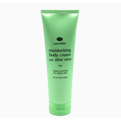 Boots小黄瓜系列美白补水清爽保湿身体乳泰国产品实物