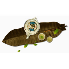 茶具茶饮免抠素材