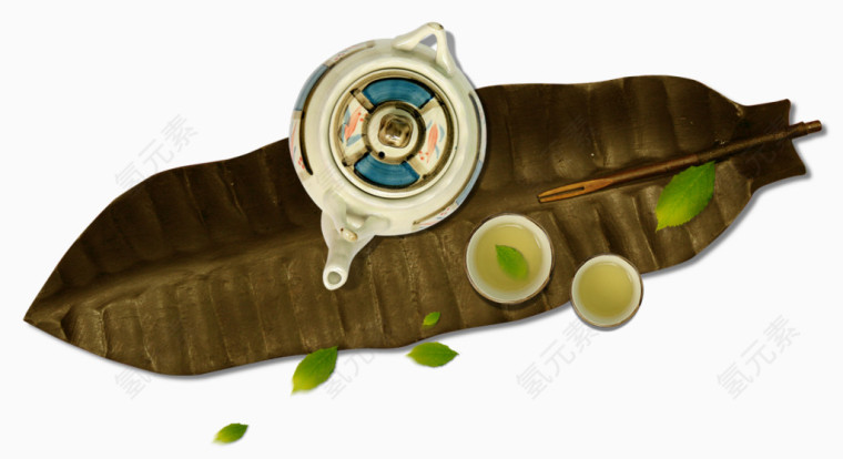 茶具茶饮免抠素材