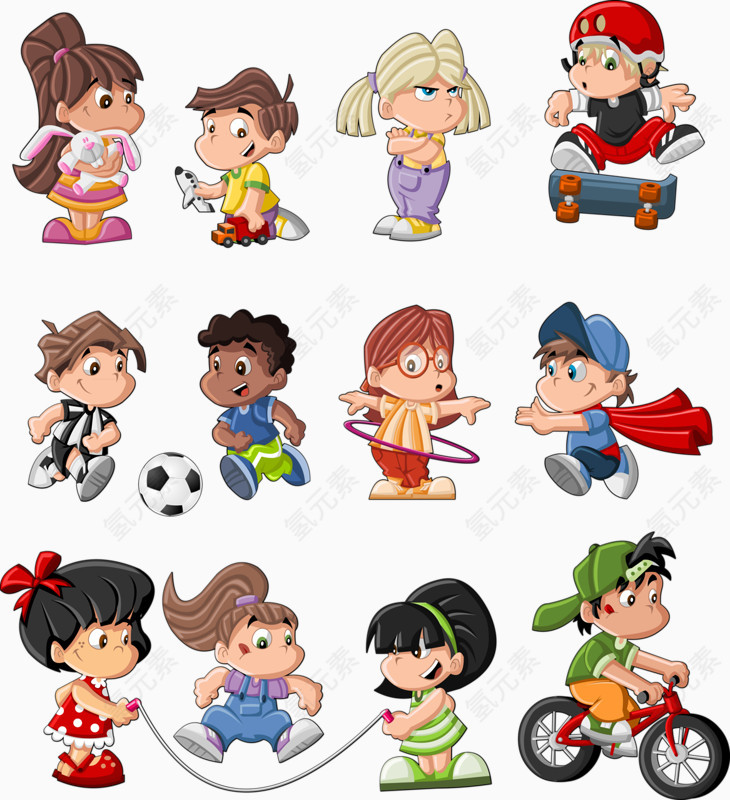 小孩子做运动合集